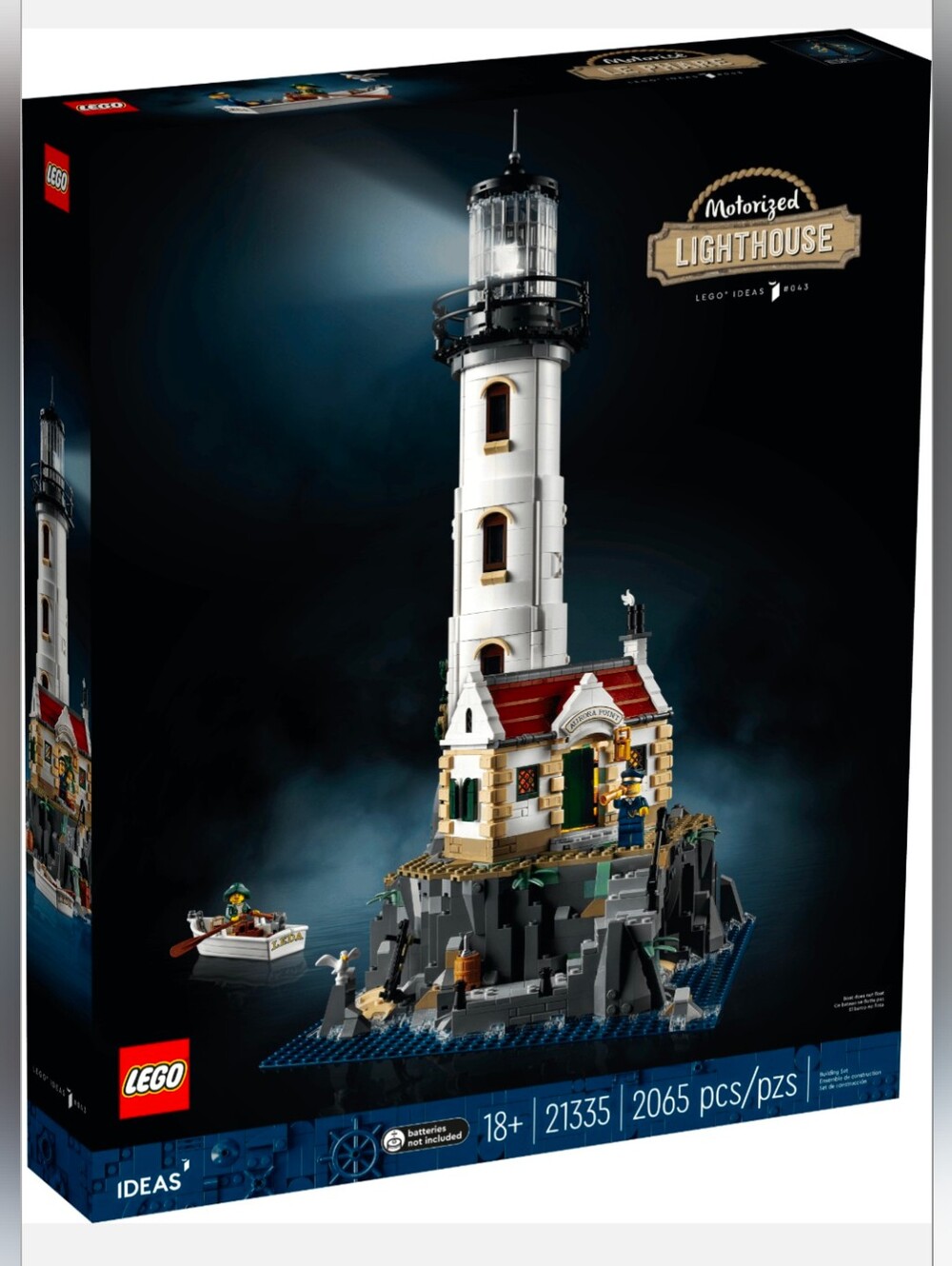 The LEGO Ideas Motorized Lighthouse set (21335)